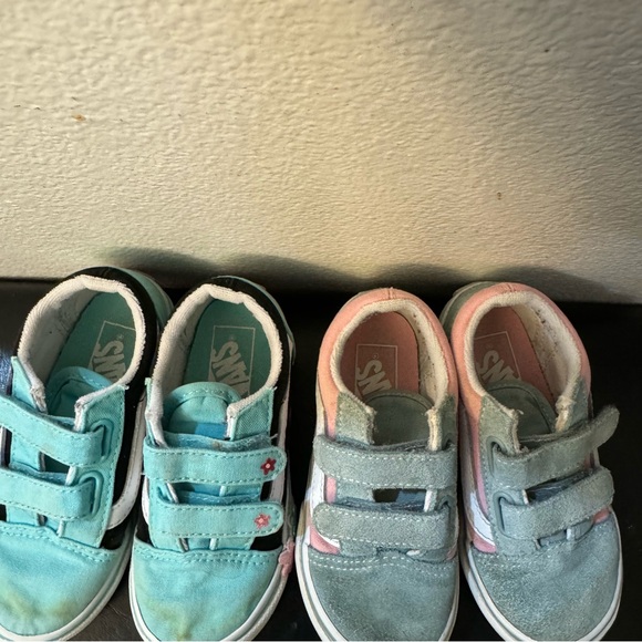 Vans Kids Sneakers – Teal and Pink shoes (Set of 2) - Picture 11 of 14
